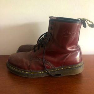 Burgundy Doc. Martens